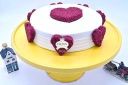 [HRVLV01-1.5KG] Hearts Red Velvet Cake