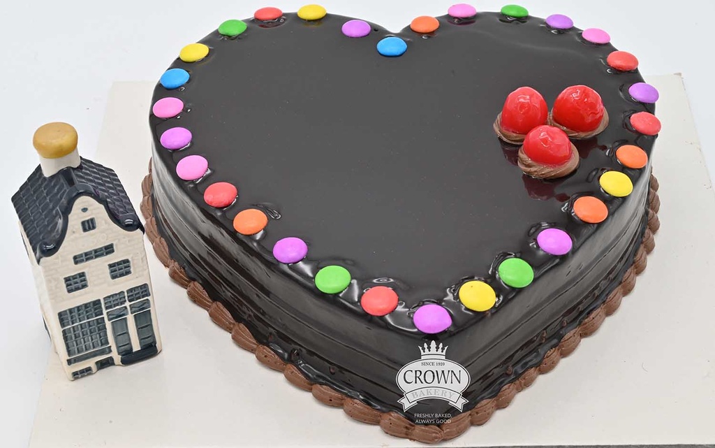 Choco Truffle Hearts Cake