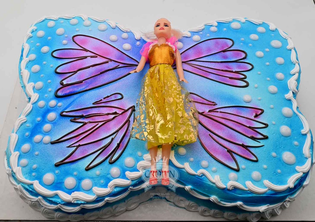 Butterfly Barbie Cake