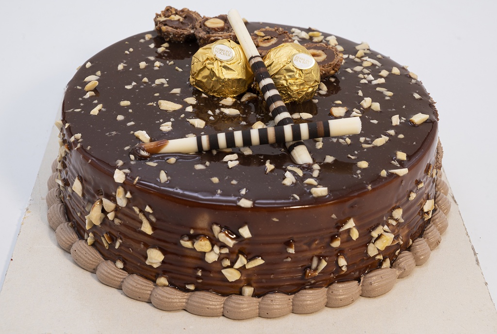 Badam Ferrero Rocher Cake