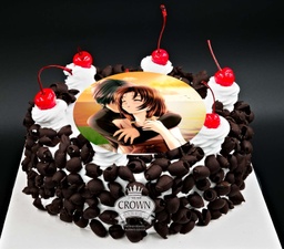 [BFPHT01-1.5KG] Black Forest Photo Cake