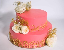 [RVWED01-5KG] Red Velvet Wedding Cake